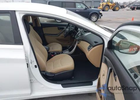 2013 Hyundai Elantra Gls from USA, damaged, VIN 5NPDH4AEXDH235431